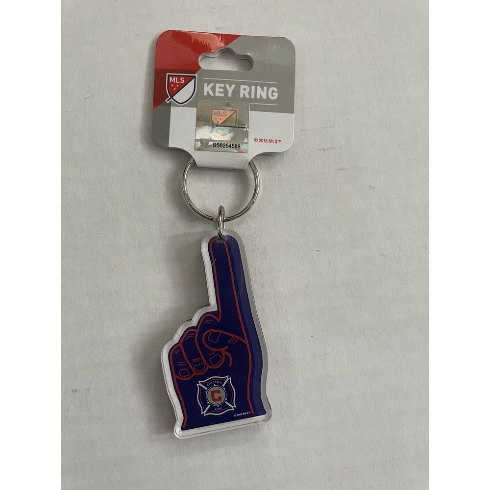 Chicago Fire WinCraft Hand Thematic Key Ring FC‎ Soccer MLS Sealed